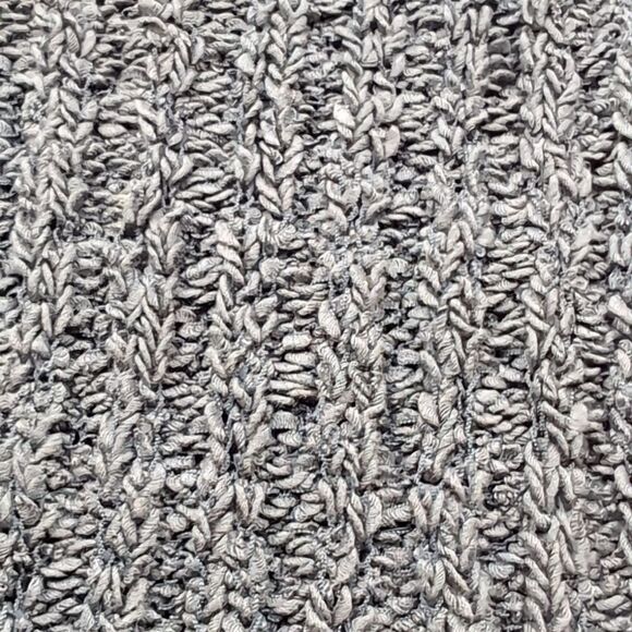 Eileen Fisher Black Organic Cotton Bateau Neck Oversized Knit Vest S - Picture 13 of 17